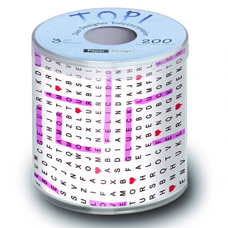 ROLL TOILET PAPER WORD SEARCH PUZZLE