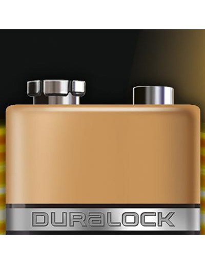 Duracell 9v más batería de alimentación