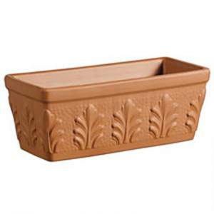 Window box terracotta 42cm