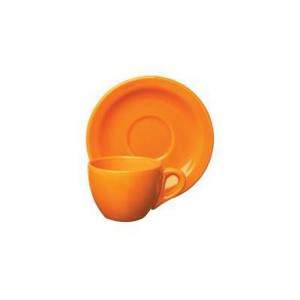 Excelsa Trendy Coffee Cup With Orange Saucer