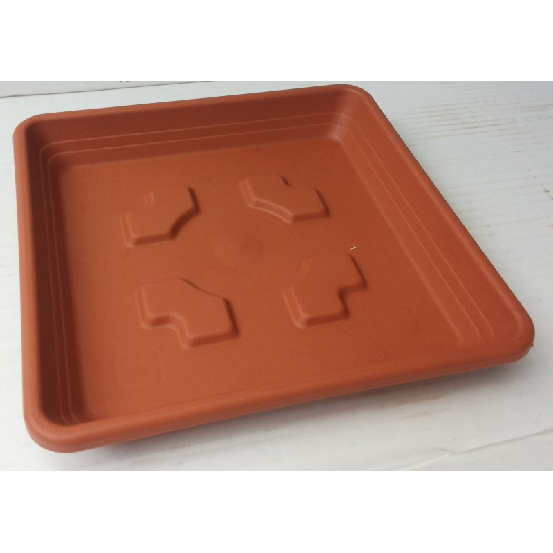 Sottovaso quadrato 25 cm