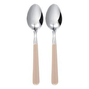 SET 2 SPOON TRENDY CREAM