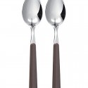 excelsa set spoons in stainless steel gray