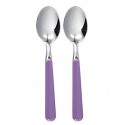 Excelsa Set of Spoons in Stainless Steel Lilac