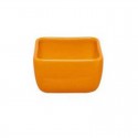 Excelsa Square Bowl para accesorios de Snack Orange