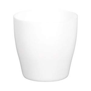 VASO DIAMÈTRE VIVANT 25 CM BLANC INTÉRIEUR