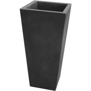 Cache-POT GENESIS Quadrat HIGH 100 CM ANTRACITE