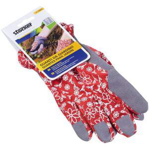 GARDEN GLOVES MIS 9 M RED