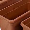 Rustic maxi flowerbox color Terracotta