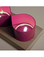 Tea-light Candle holder lilac