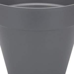 Anthracite de pot de fleur urbain de loft