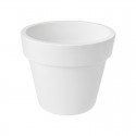 GREEN BASICS Vase conique circulaire 40 cm Blanc