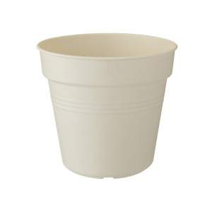 GREEN BASICS GROWPOT 13CM COTTON WHITE