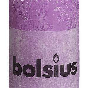 Rustic Candle Lilac Bolsius