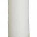 Pillar candle rustic white