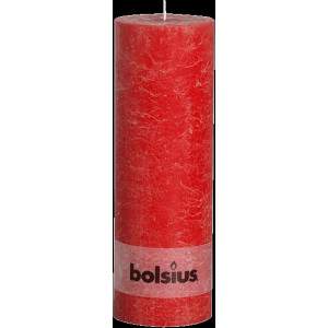 PILLAR cylindrical candle 300 100 RUSTIC RED