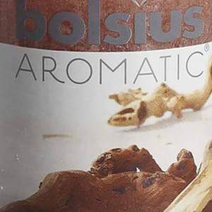 Bolsius Rustic Bougies parfumées Bois de santal