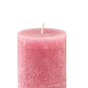 Pillar candle old pink