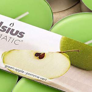 The bolsius green apple tealight