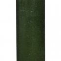 Pillar candle emerald rustic green