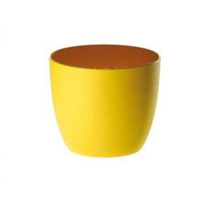 COPRIVASO MILANO 15 cm GIALLO