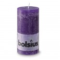 Rustic purple candle 130/68 mm 46h