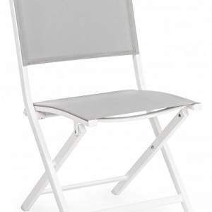 Elin folding chair white bizzotto