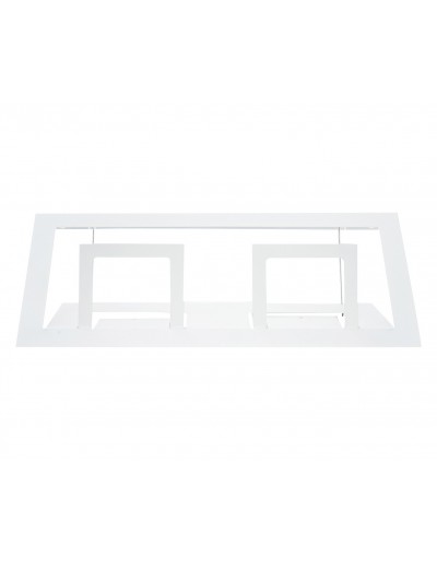 Window box holder white 50 cm