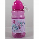 Plastic sports bottle with relief written name roberta