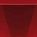 wazon brukselski diament owalny 46cm piękny czerwony elho