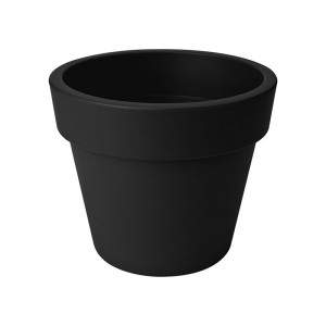 GREEN BASICS TOP PLANTER 47CM NOIR VIVANT