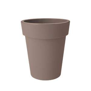 GREEN BASICS TOP PLANTER HIGH 35CM TAUPE