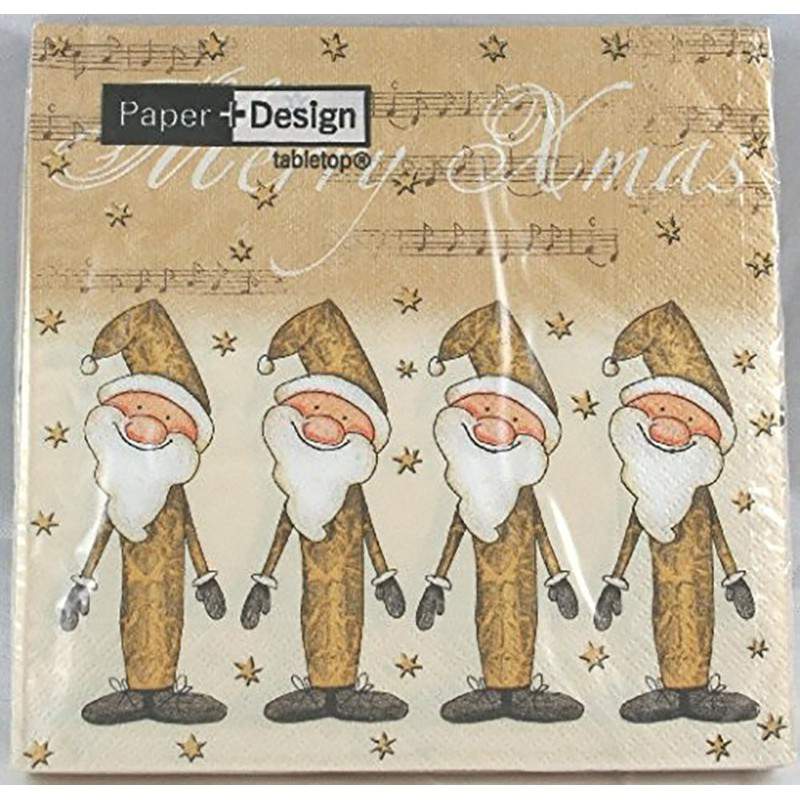 NAPKINS 33X33 CM GOLD & SILVER DECORATION NAPKINS 33X33 CM GOLD & SILVER DECORATION