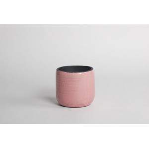 D&M florero de cerámica africana rosa 14cm