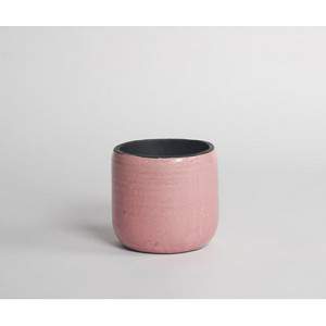 D&M vaso africa rosa in ceramica 14 cm