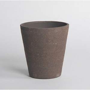 Natural clay flower pot