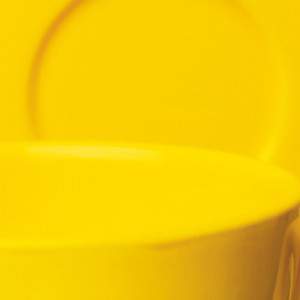 Excelsa Tea Cup Con Saucer Accesorios para el hogar amarillo de moda