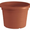 Plastic flower pot cylinder