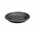 Round Saucer naxos anthracite plastic diameter 40 cm