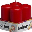 Bolsius pillar candle red