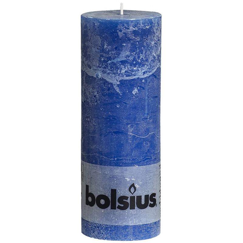 RUSTIC CANDLE 190 68 NAVY BLUE