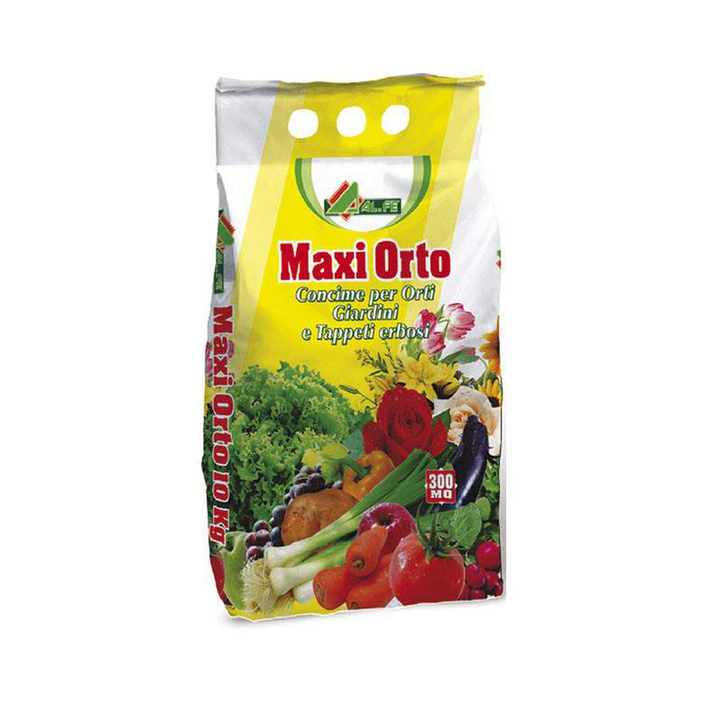 MAXI ORTO FERTILIZER FOR VEGETABLES, GARDENS AND GRASS CARPETS