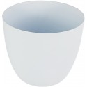 Milano flower pot cover diameter 18 cm white
