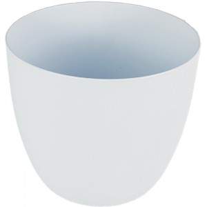 Milano flower pot cover diameter 18 cm white