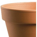 Détail standard de vase en terre cuite 13 cm
