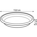 Elho Universal Saucer Round 13 - Taupe - Indoor &amp; Outdoor - Ø 13 x H 2 cm