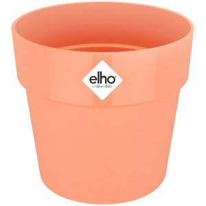 Elho B.for mini pot de fleur rond original, gris chaud, 11 cm