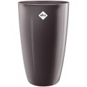 Elho Brussels Diamond Round High 22 - Maceta - Oyster Pearl - Interior - Ø 22,4 x H 32,4 cm