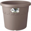 elho 102903541000 35 cm &quot;Algarve Cylinder&quot; Flower Pot - Taupe
