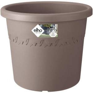 elho 102903541000 35 cm "Algarve Cilindro" Flower Pot - Taupe